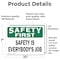 Signmission Safety Culture Sign, 10 in Width, Vinyl Decal, Rectangle OS-2PACK-CL-D-710-L-20009 - alternate 2